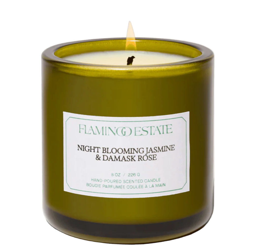Night Blooming Jasmine & Damask Rose Candle