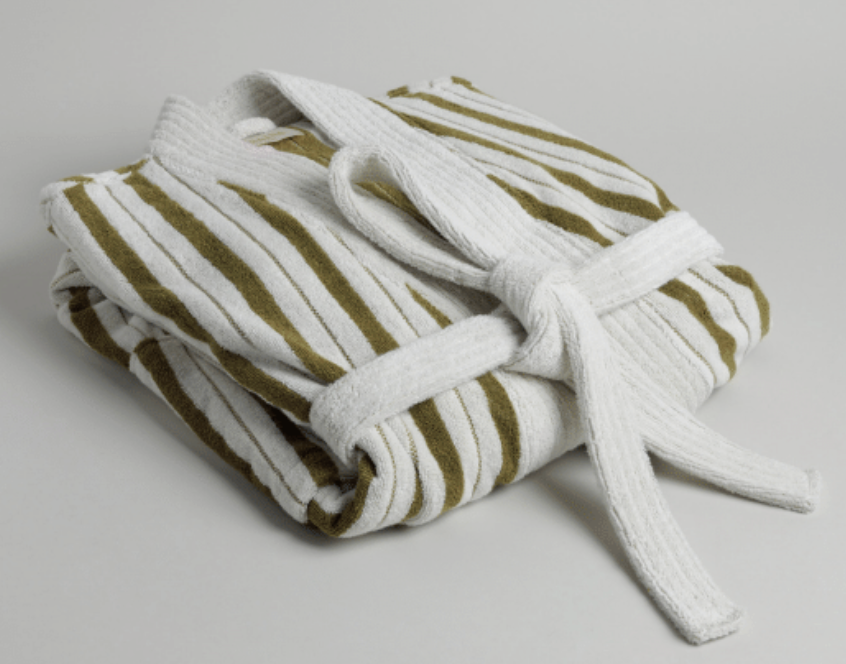 SULIS BATH ROBE - Heavyweight Caper & Chalk