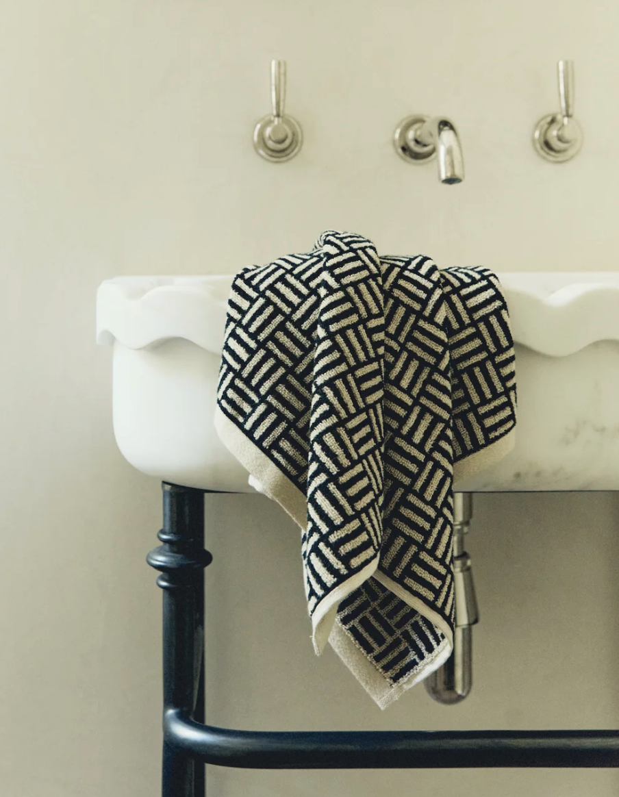 TORRENS HAND TOWEL Sand & Noir Individual