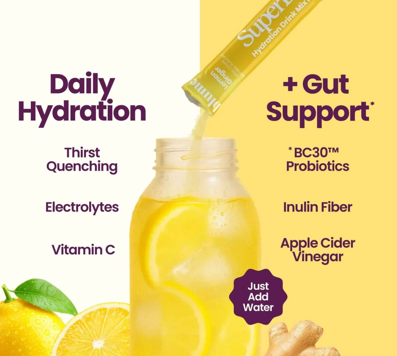 SuperBelly Lemon Ginger