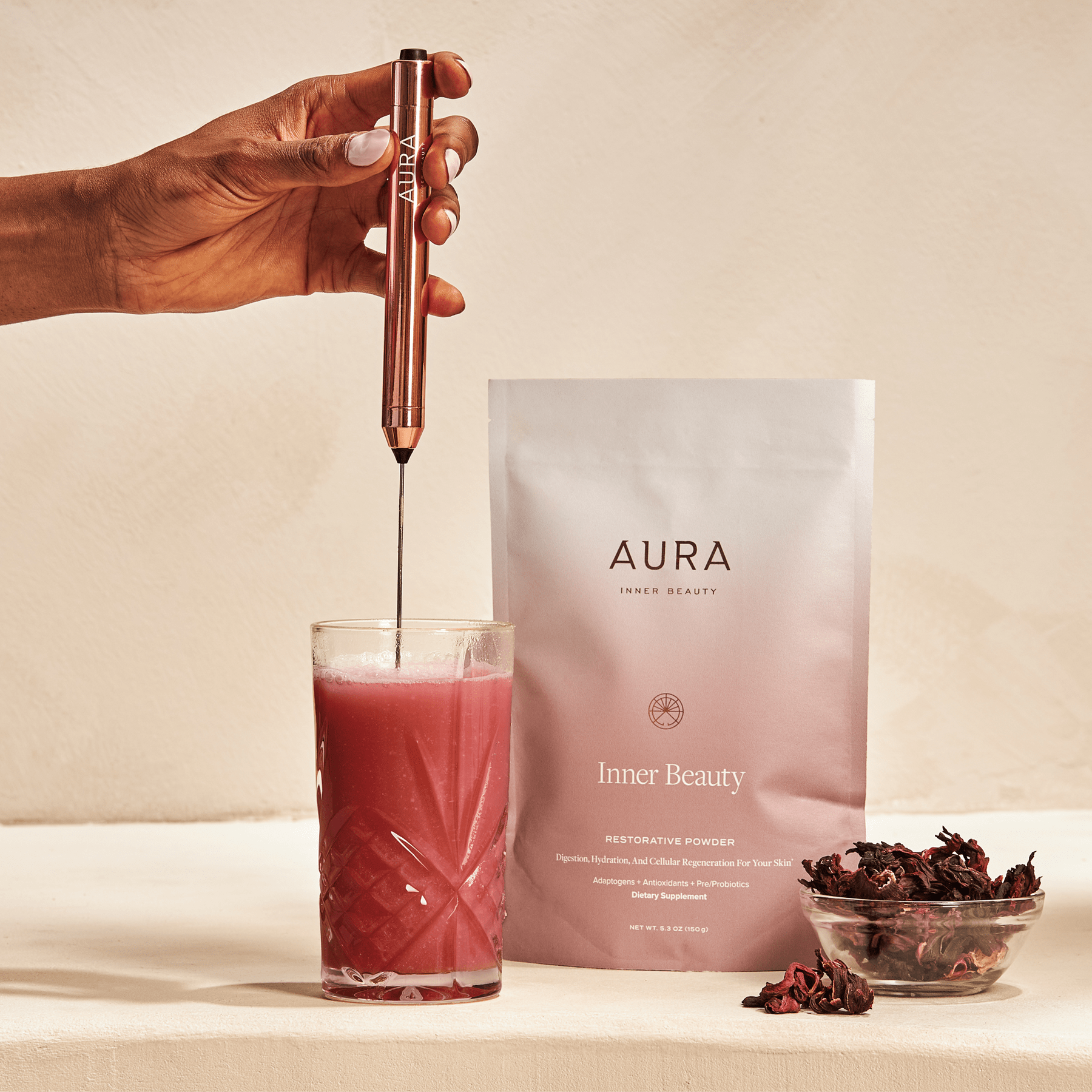 Aura Inner Beauty Adaptogens Inner Beauty Restorative Powder sunja link - canada
