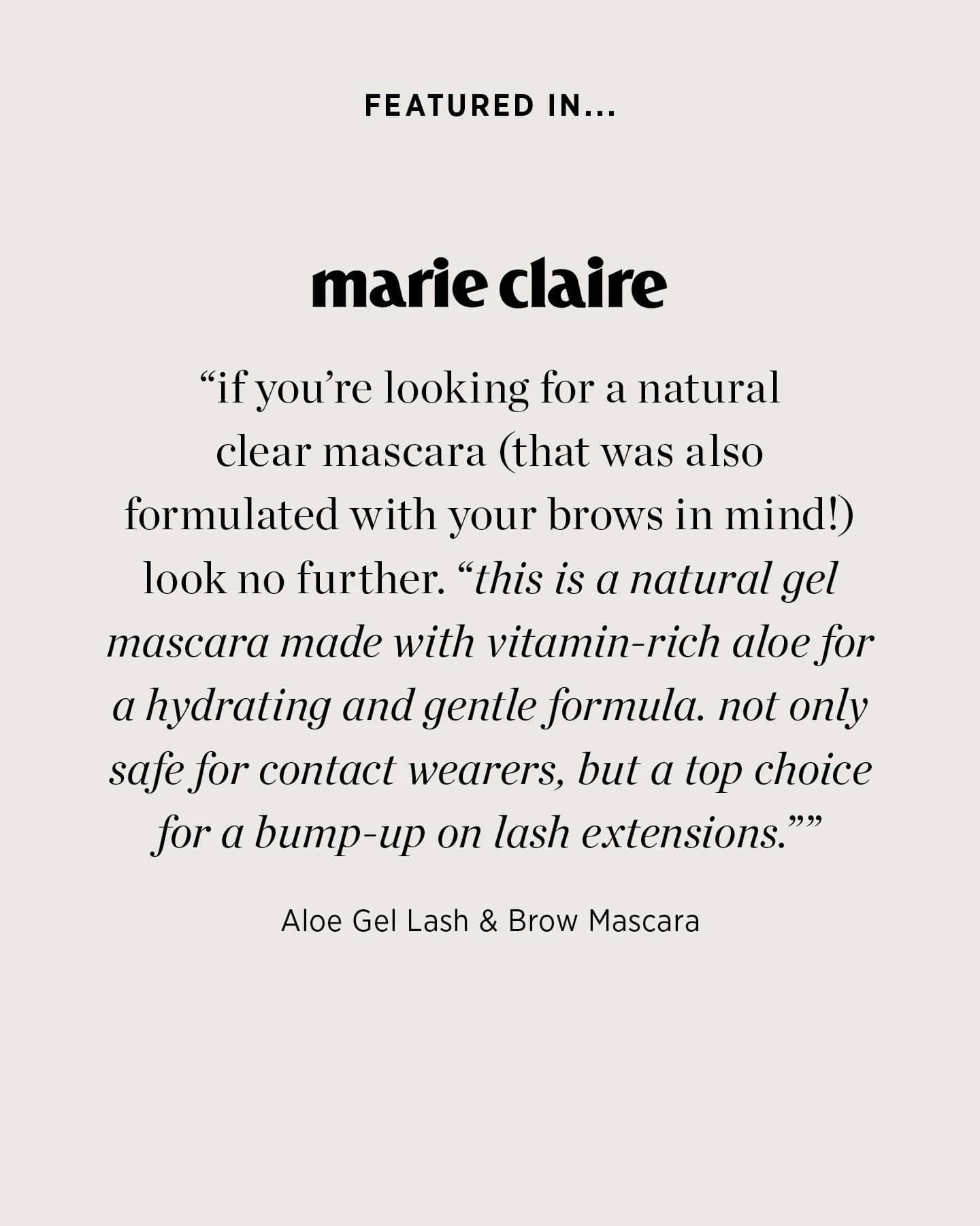 Ere Perez brow gel aloe gel lash & brow mascara sunja link - canada