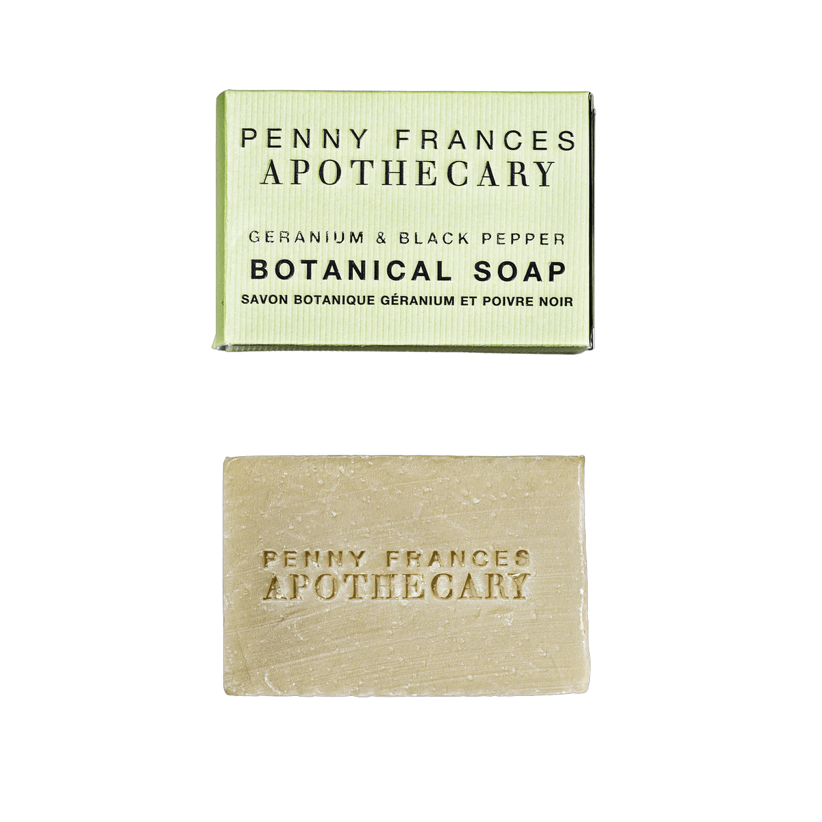 Penny Frances Apothecary soap Botanical Soap - Geranium & Black Pepper sunja link - canada