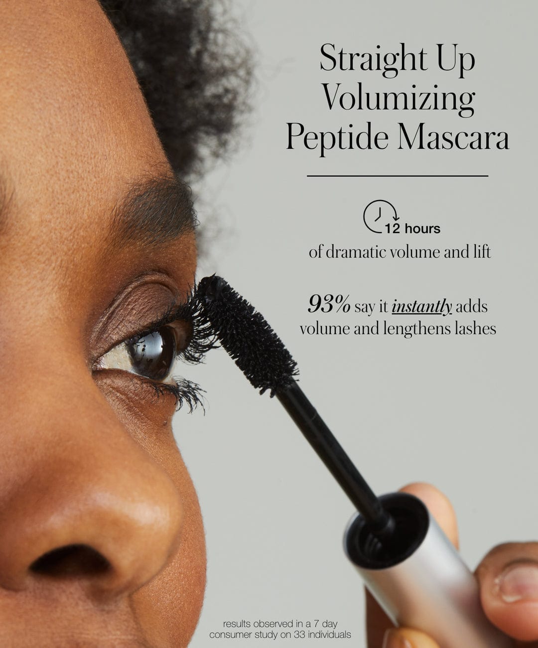 RMS mascara Straight Up™ Volumizing Peptide Mascara (Black) sunja link - canada