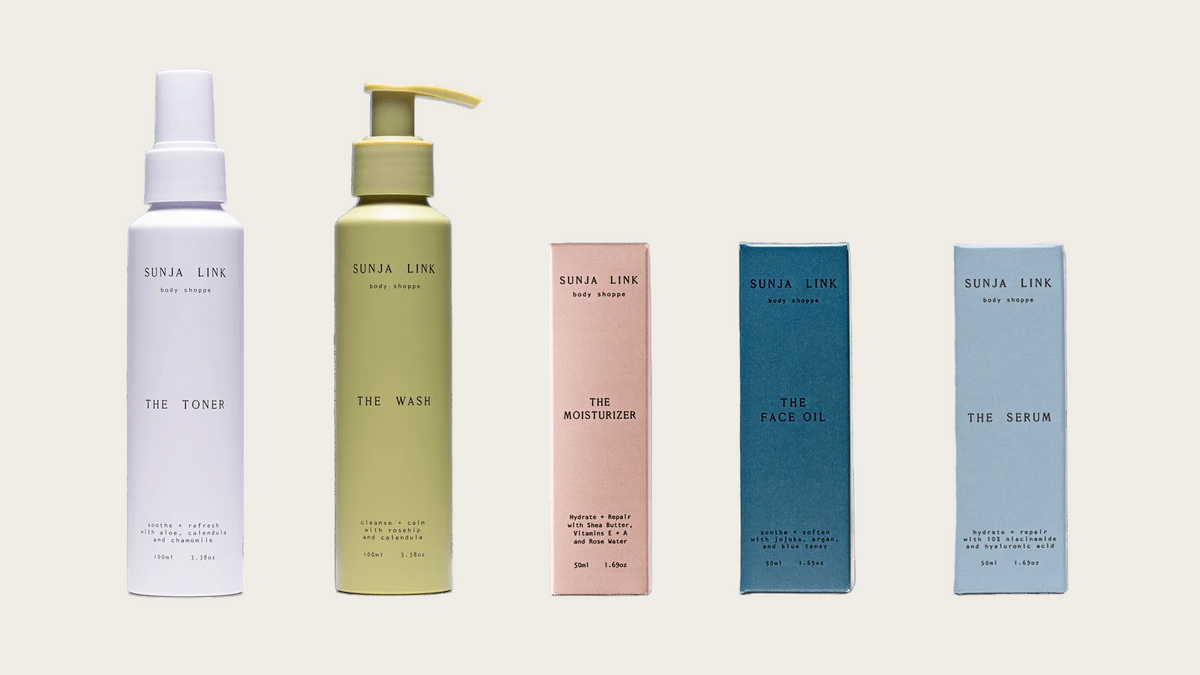 Sunja Link Serum, face cream, moisturizer Five Piece Set (20% savings) sunja link - canada