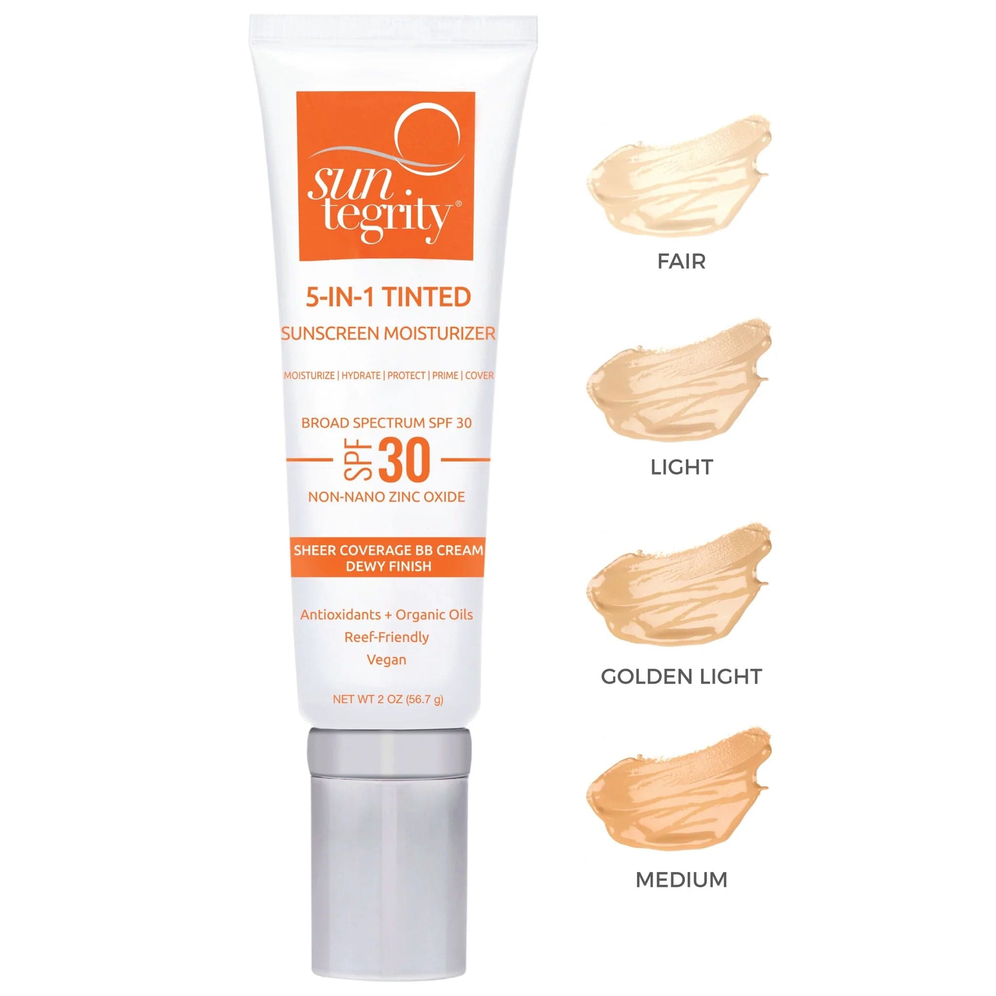 Suntegrity Sunscreen 5-in-1 Tinted Mineral Sunscreen Moisturizer sunja link - canada