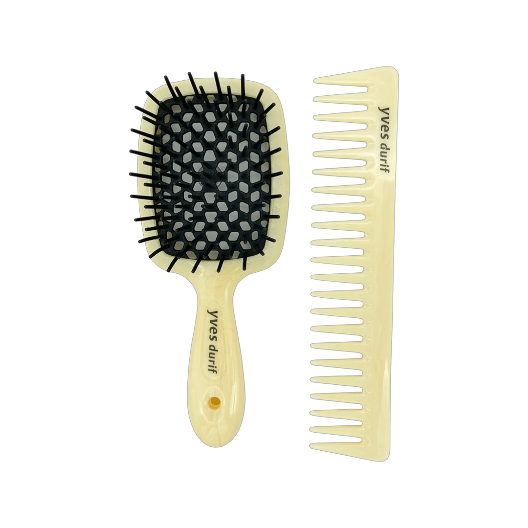 Yves Durif Hair brush Petite Vented Brush + Comb Set sunja link - canada