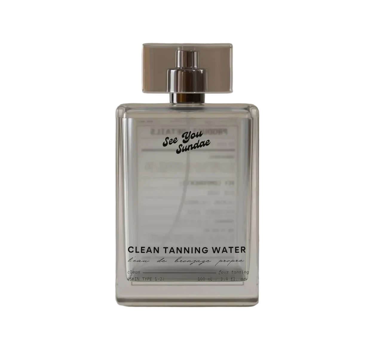Clear Face Tan Water