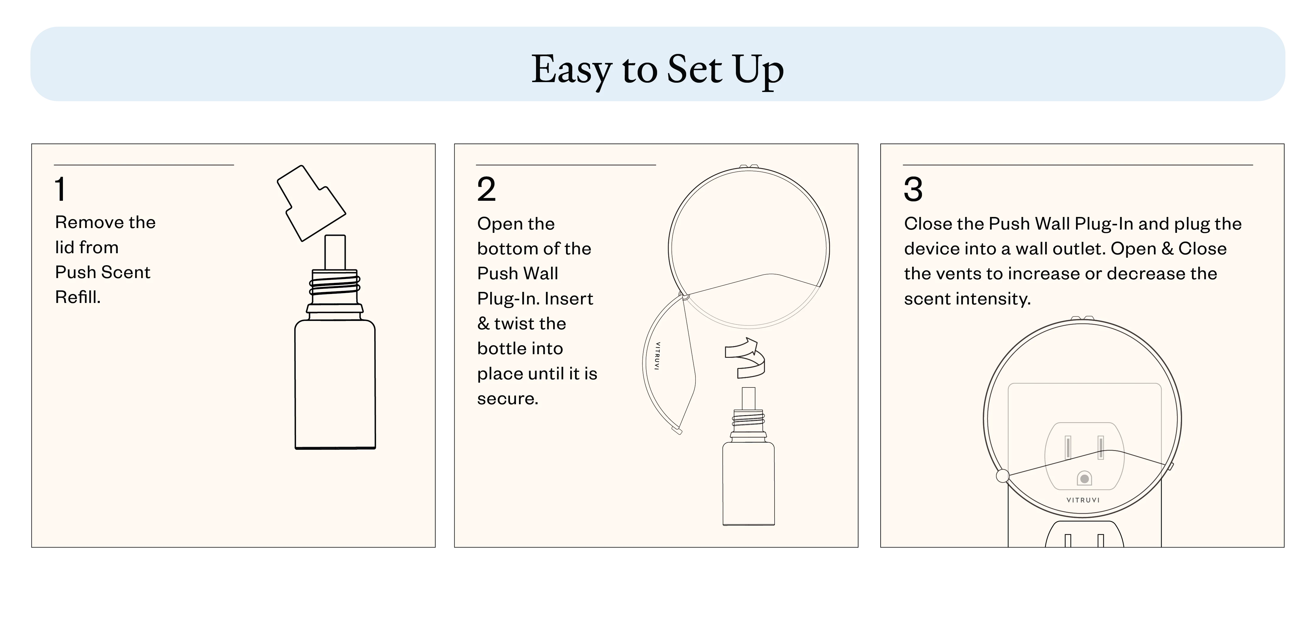 Push Plug-In Wall Diffuser