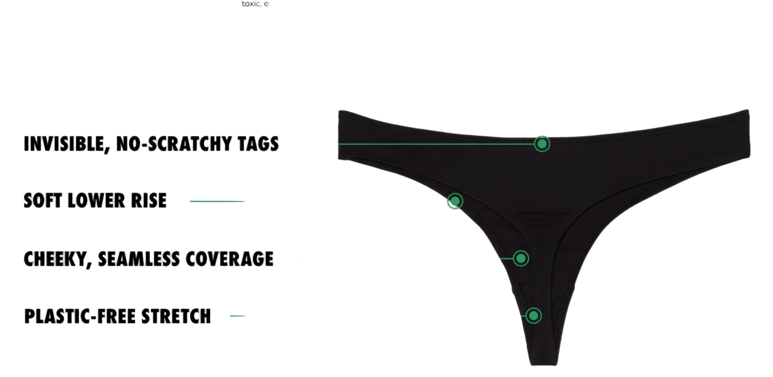 ORGANIC COTTON THONG - WHITE (coming soon)