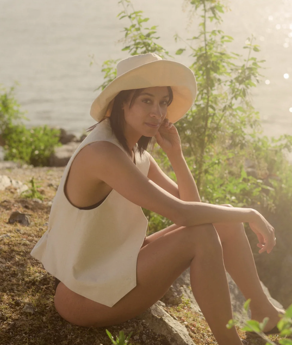 CANVAS HAT | WIDE BRIM | NATURAL