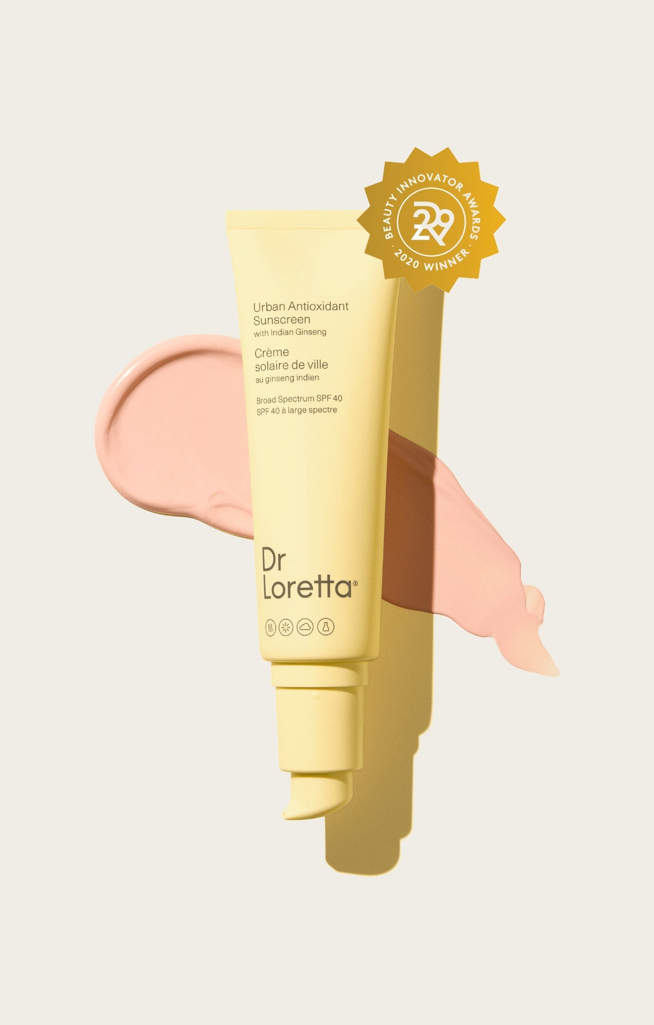 Dr Loretta sunscreen Urban Antioxidant Sunscreen SPF 40 sunja link - canada