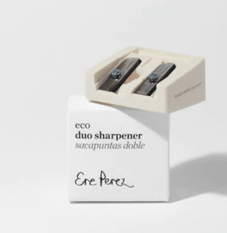 ere perez eco duo sharpener - versatile beauty sharpener for pencils & crayons sunja link - canada
