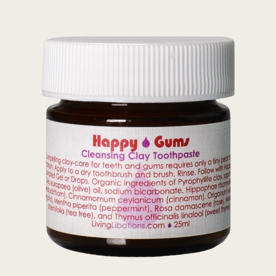 Living Libations Toothpaste Happy Gums Cleansing Clay Toothpaste sunja link - canada