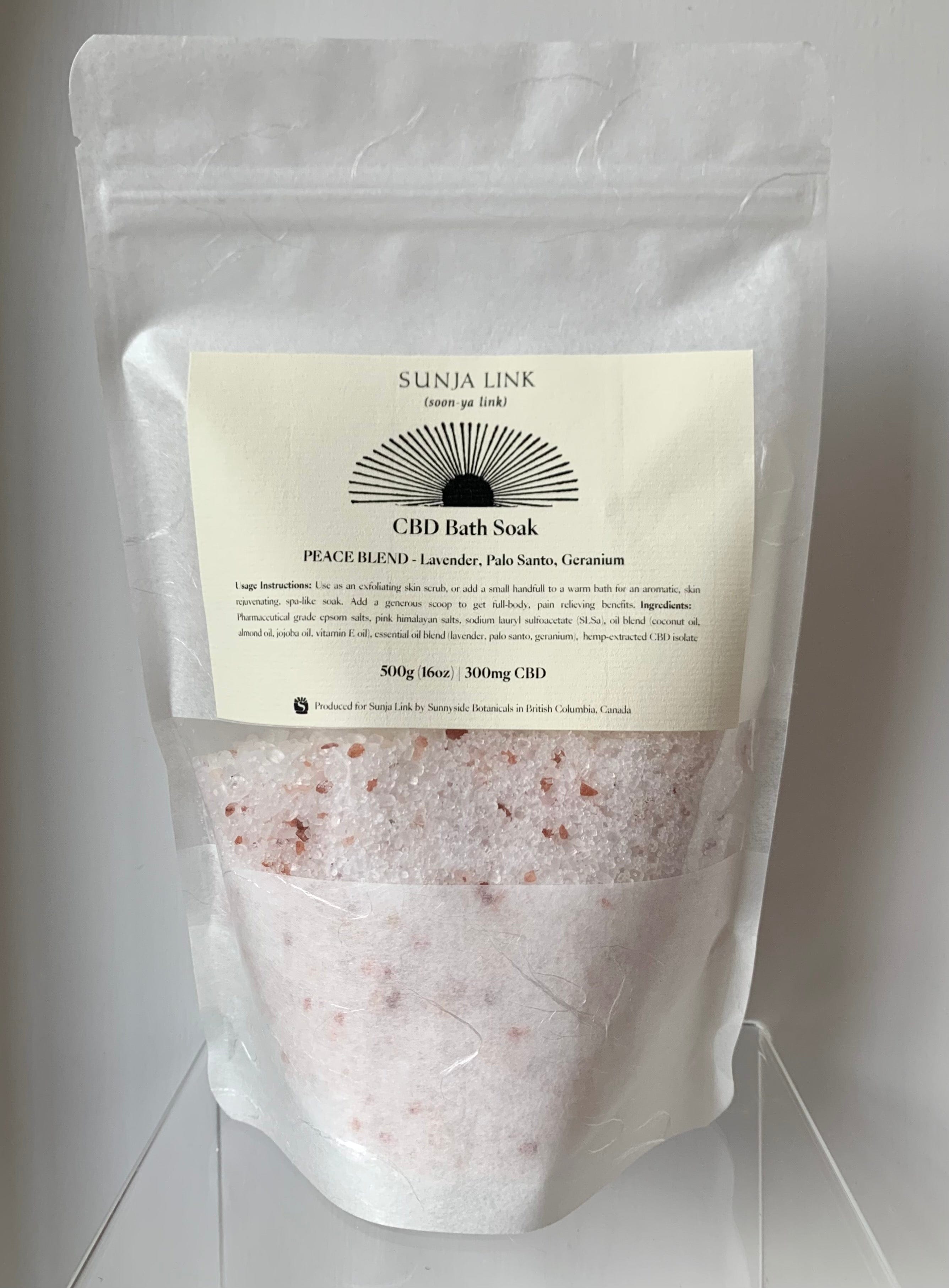 Sunja Link Body Shoppe Bath soak Bath Soak - Peace sunja link - canada