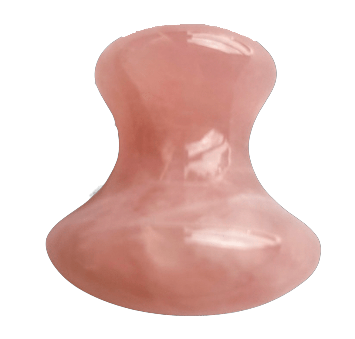 Sunja Link Body Shoppe Massage Stones Rose quartz Gua Sha Mushroom Massage Tool - Set of Two sunja link - canada