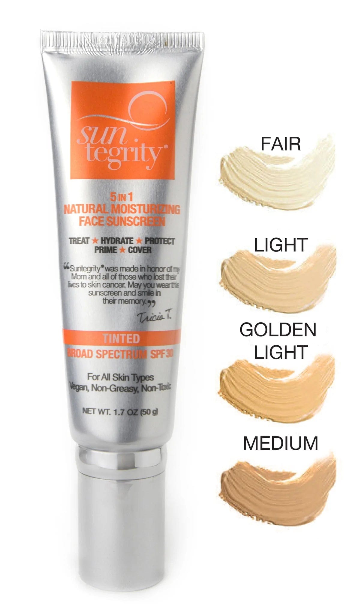 Suntegrity Sunscreen 5-in-1 Tinted Mineral Sunscreen Moisturizer sunja link - canada